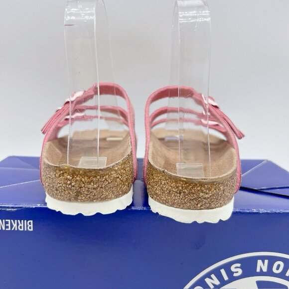 Birkenstock Florida Sandals Vegan Shiny Snake Rose Birko- Flor EU 36 US 5- 5.5 - Picture 7 of 11